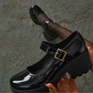 Platform Mary Jane Shoes